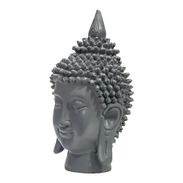 Grey_Buddha_Head_Statue_For_Home_Decor_Table_Resin_Idols
