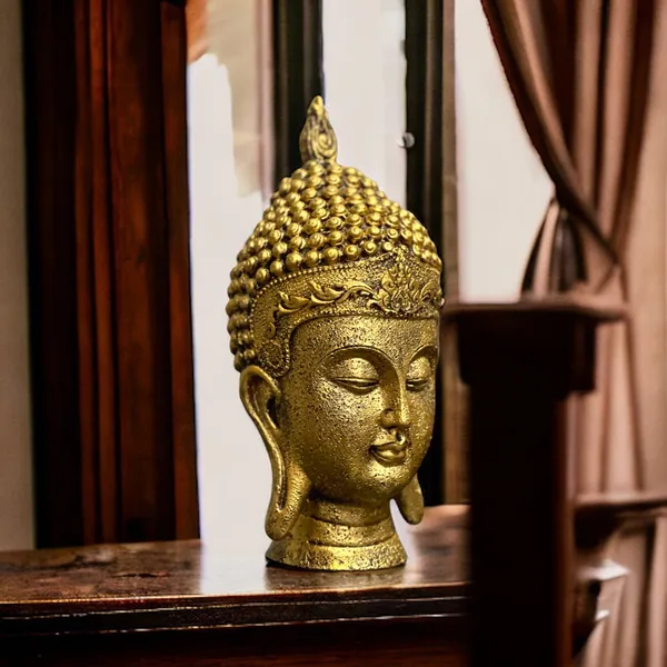 Golden_Resin_Gautam_Buddha_Head_Idol_Face_Showpiece_Murti_For_Home_Decor