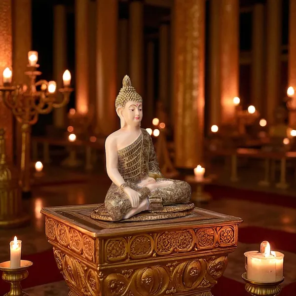 Peach_2_Foot_Resin_Gautam_Buddha_Sculpture_|_Elegant_Buddha_Figure_For_Indoor_Decoration