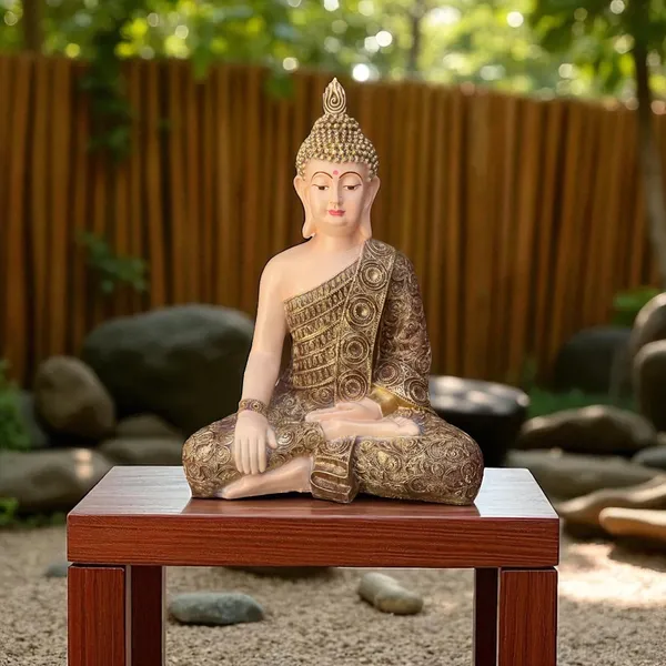 Peach_2_Foot_Resin_Gautam_Buddha_Sculpture_|_Elegant_Buddha_Figure_For_Indoor_Decoration