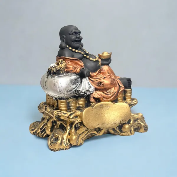 Black_Laughing_Buddha_Sitting_On_Coins_Statue_Resin_Figurine_The_Best_Gift_For_Baby_Shower