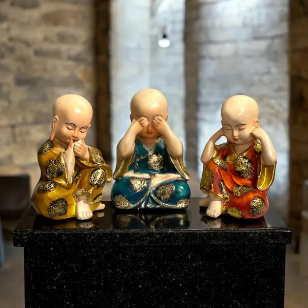 Multicolor_Baby_Buddha_Monk_Figurine_Set_Of_3
