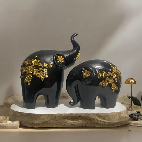 Black_Pair_Of_Beautiful_Elephant_Showpiece_For_Home_Decor_Best_Gift_For_Couples