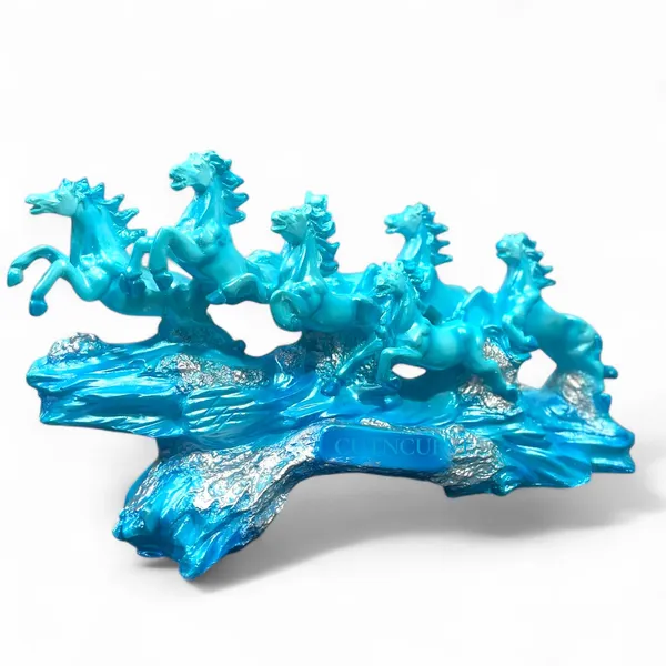 Blue_7_Running_Horses_Showpiece_Statue_The_Majestic_Resin_Seven_Running_Horses_Statue