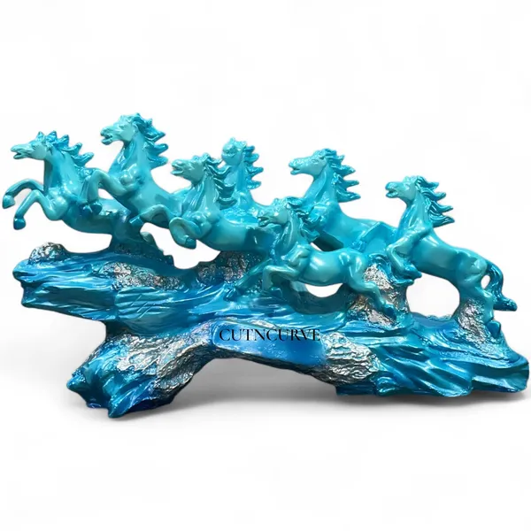 Blue_7_Running_Horses_Showpiece_Statue_The_Majestic_Resin_Seven_Running_Horses_Statue