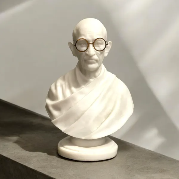 White_Mahatma_Gandhi_Sculpture_Bapu_Idol_Best_For_Office_Decor