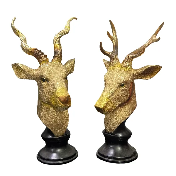 Black_&_Golden_Deer_Set_Of_Two_Male_Female_Pair_Of_Deer_Elegant_Showpiece