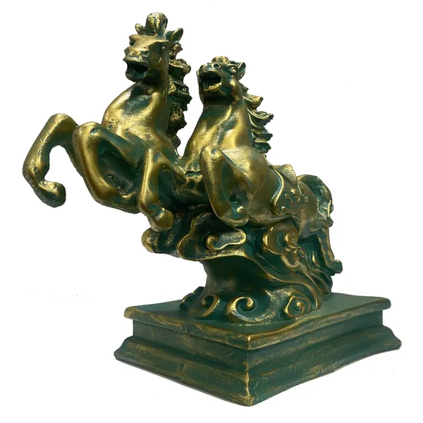 Olive_Pair_Of_Horse_Statue_For_Vastu_Victory_Horses