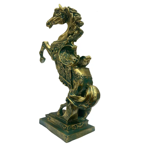 Green_Uplifted_Legs_Horse_Jumping_Horse_Statue_Showpieces_For_Home_Decor