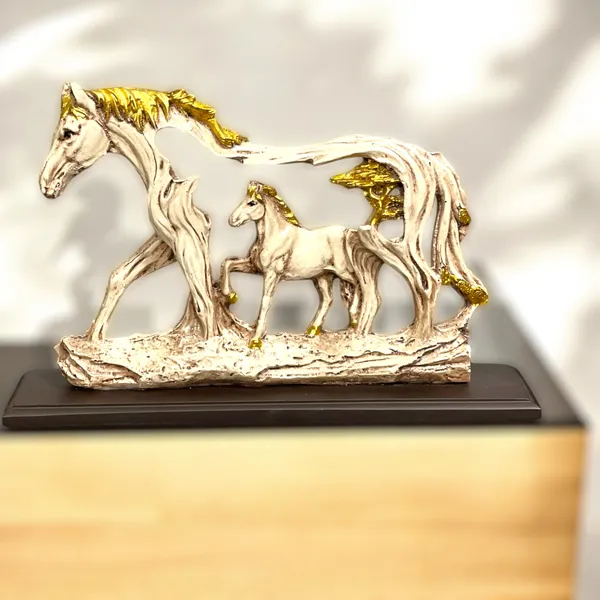 White_Shadow_Horse_Showpiece_Best_For_Gifting_Home_Office_Decor_Horse