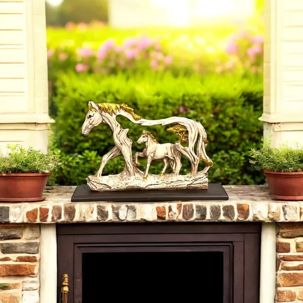 White_Shadow_Horse_Showpiece_Best_For_Gifting_Home_Office_Decor_Horse