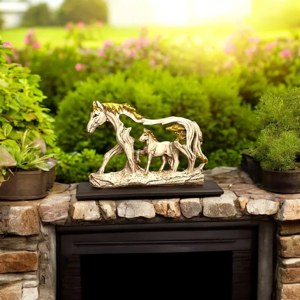 White_Shadow_Horse_Showpiece_Best_For_Gifting_Home_Office_Decor_Horse