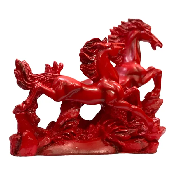 Red_Two_Red/Cherry_Running_Horses_For_Feng_Shui_And_Vastu_For_Positive_Energy