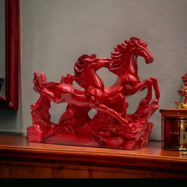 Red_Two_Red/Cherry_Running_Horses_For_Feng_Shui_And_Vastu_For_Positive_Energy