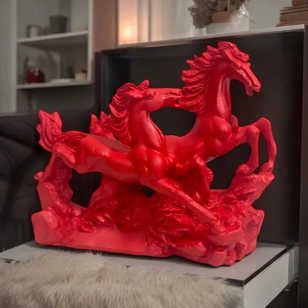 Red_Two_Red/Cherry_Running_Horses_For_Feng_Shui_And_Vastu_For_Positive_Energy