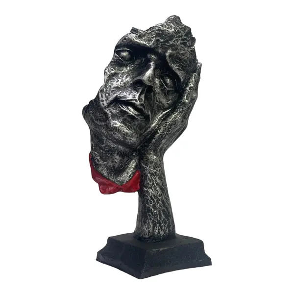 Black_Abstract_The_Thinker_Statue_Face_And_Hand_Statue_For_Home_Decor