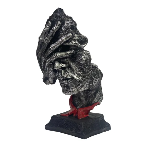 Black_Abstract_The_Thinker_Statue_Keep_Silence_Statue_For_Home_Decor