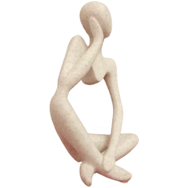 Peach_Creative_Thinker_Lady_Sculpture_Figurines_Office_Home_Decor
