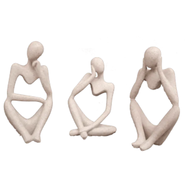 Blue_Abstract_Creative_Thinker_Lady_Sculptures_Figurines_Office_Home_Decoration