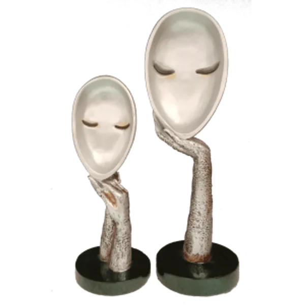 Peach_Abstract_The_Thinker_Lady_Statue_For_Home_Decor