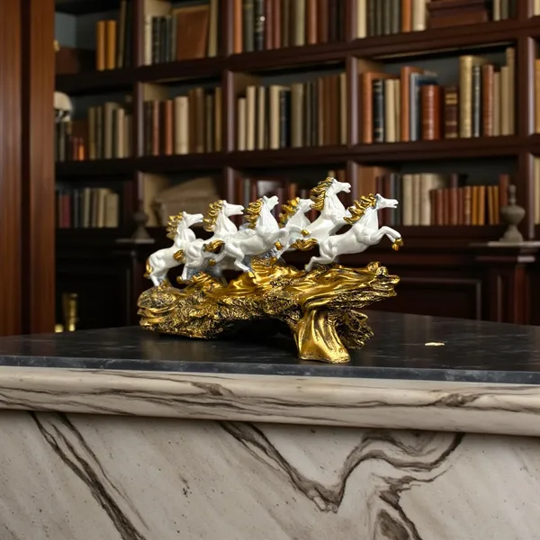 Off_White_&_Golden_Premium_Resin_Seven_Running_Horses_Figurine_10_Inch_Running_Horses_Symbol_For_Progress_Career_Growth_&_Good_Fortune