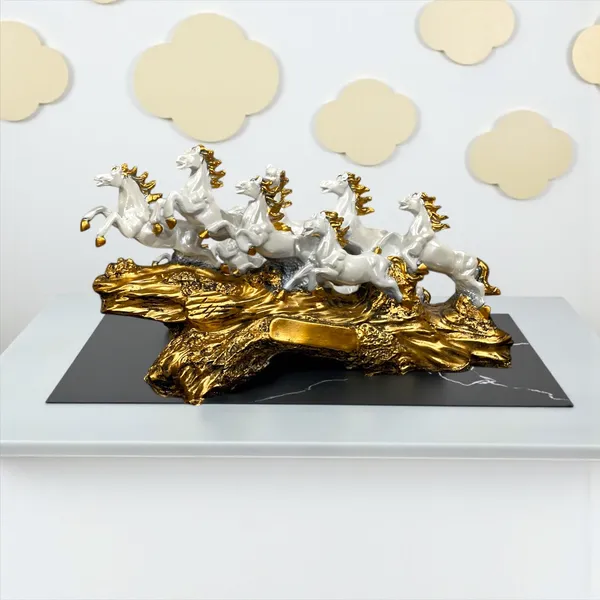 Off_White_&_Golden_Premium_Resin_Seven_Running_Horses_Figurine_10_Inch_Running_Horses_Symbol_For_Progress_Career_Growth_&_Good_Fortune