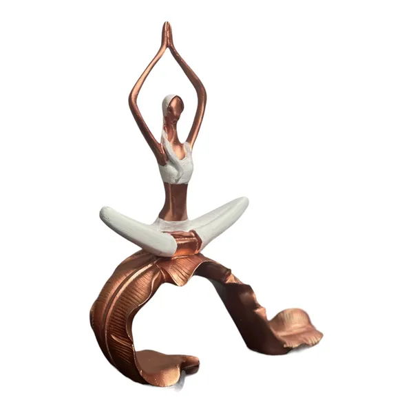Multicolor_Abstract_Resin_Yoga_Girl_Sitting_On_Leaf_Statue_Lady_Figurine