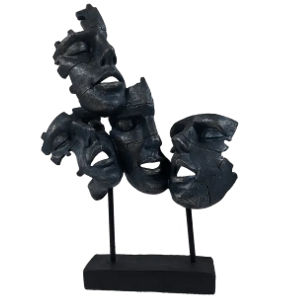 Black_Lady_Face_Retro_Statue_Figurine_Table_Ascent
