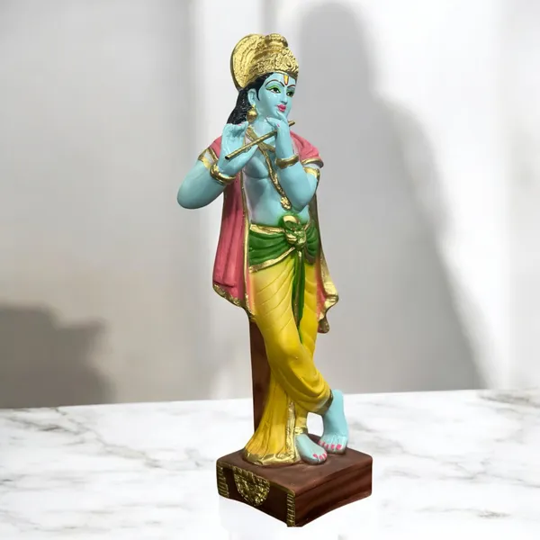 Multicolor_Lord_Standing_Krishna_With_Bansuri_Colourful_Idol_Statue
