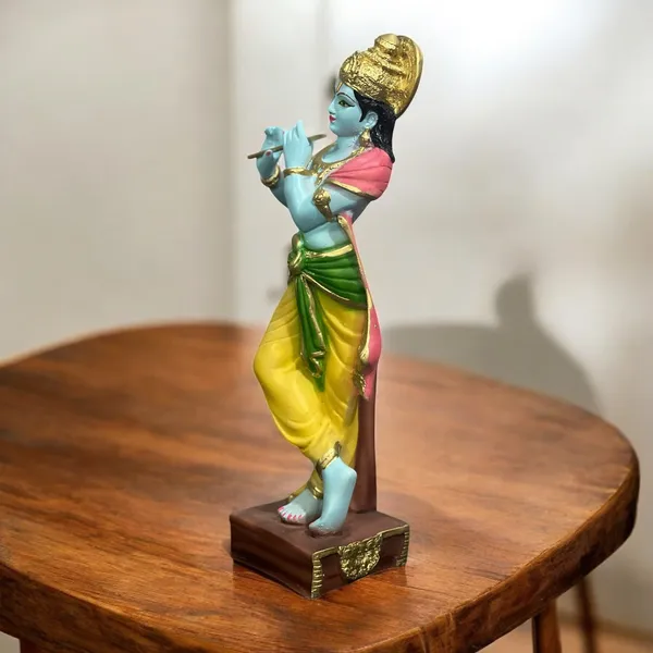 Multicolor_Lord_Standing_Krishna_With_Bansuri_Colourful_Idol_Statue