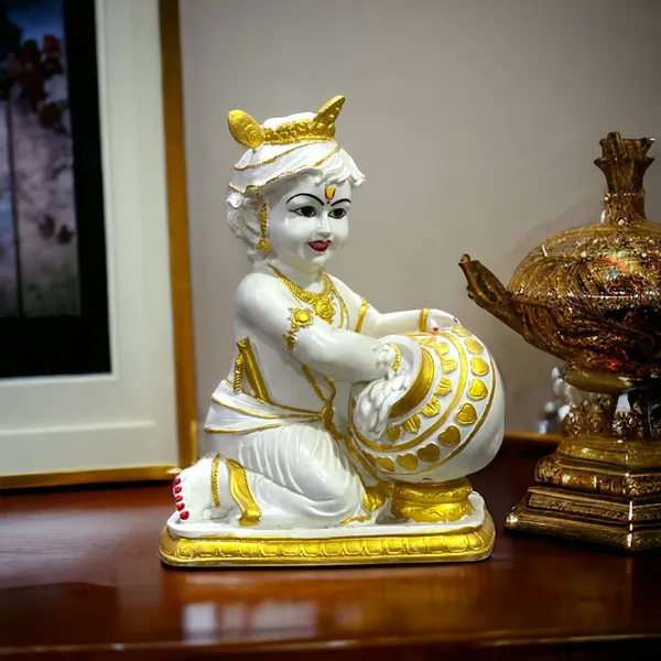 Off_White_&_Golden_Marble_Murti_Lord_Krishna_Makhan-Chor_Idol_For_Home