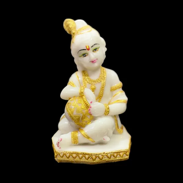 Off_White_&_Golden_Marble_Makhan_Chor_Krishna_Statue