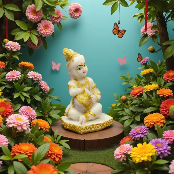 Off_White_&_Golden_Marble_Makhan_Chor_Krishna_Statue