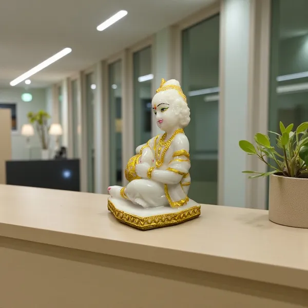 Off_White_&_Golden_Marble_Makhan_Chor_Krishna_Statue