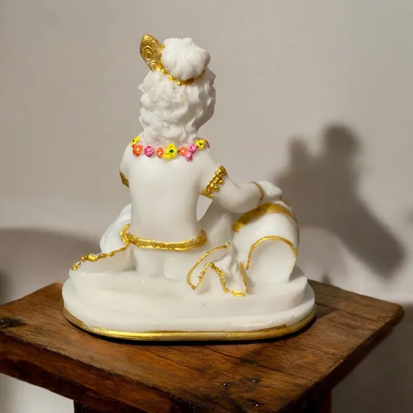 Off_White_&_Golden_Makhan_Chor_Marble_Krishna_Statue