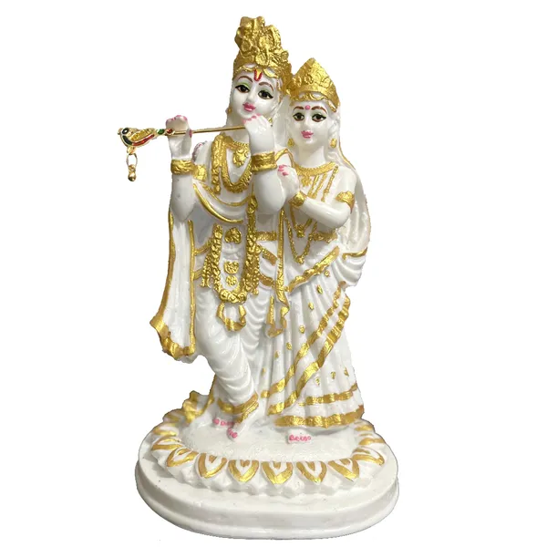 Off_White_&_Golden_Radha_Krishna_Idol_The_Best_For_Home_Temple