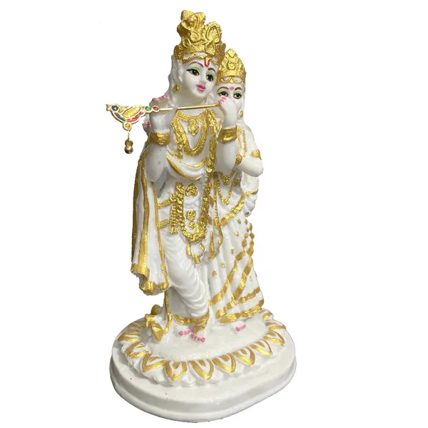 Off_White_&_Golden_Radha_Krishna_Idol_The_Best_For_Home_Temple