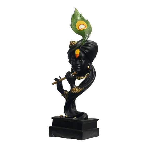 Black_Pankh_Krishan_Murti_Figurine_Krishna_Idol_Antique_Showpiece_Kanha_Statue