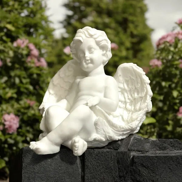 White_Baby_Angel_Polyresin_Classic_Showpiece_For_Home_Decor