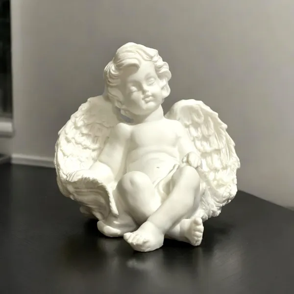 White_Baby_Angel_Polyresin_Classic_Showpiece_For_Home_Decor