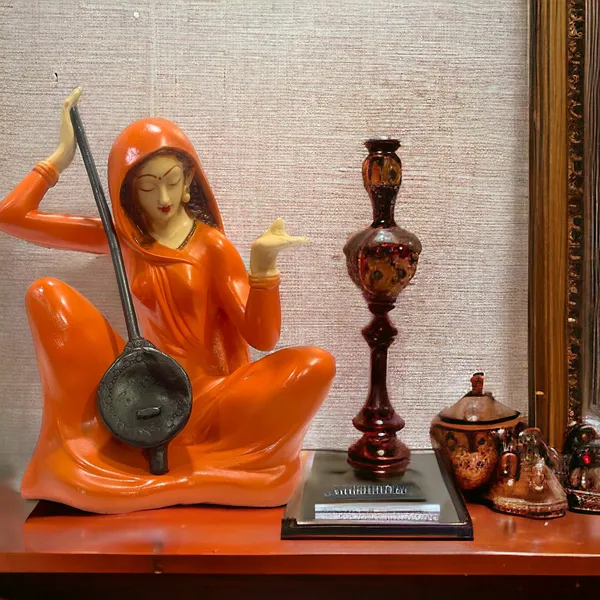 Orange_Home_Decor_Meerabai_Classic_Showpiece_Of_Polyresin_Idol