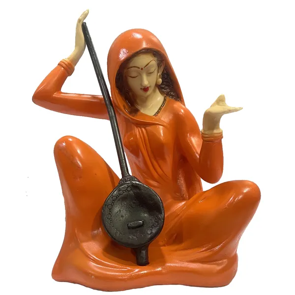 Orange_Home_Decor_Meerabai_Classic_Showpiece_Of_Polyresin_Idol