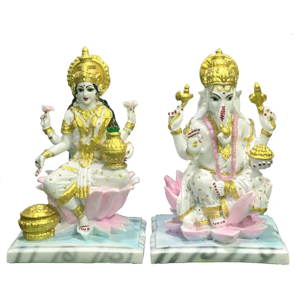 Off_White_&_Golden_Indian_Laxmi_Ganesh_Murti_Marble_Look_Lakshmi_Ganesha_For_Diwali_Poojan_Made_In_India