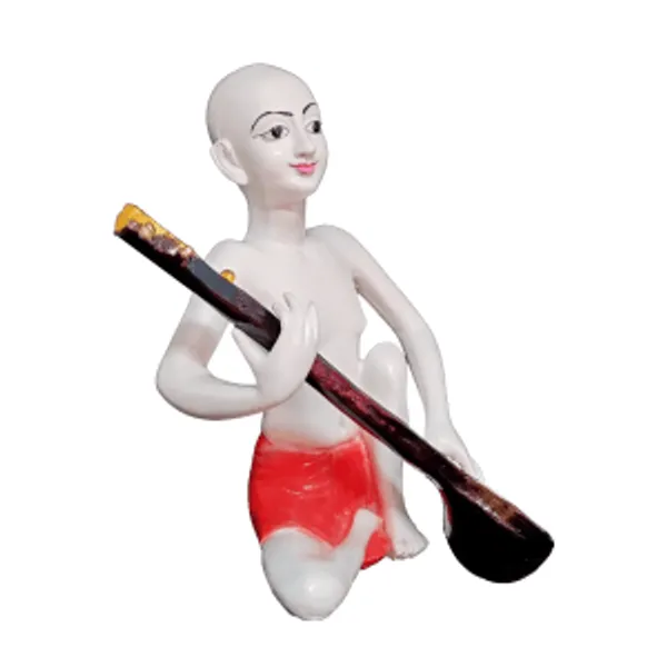 White_Kunj_Bihari_Shri_Haridas_Ji_Idol_Devotional_Haridas_Thakur_Beautiful_Handmade_Murti