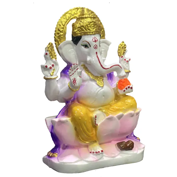 Multicolor_Laxmi_Ganesh_Murti_Marble_Look_For_Diwali_Pujan_Made_In_India
