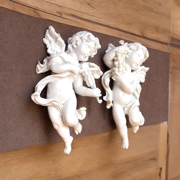 White_Wall_Hanging_Angels_Polyresin_Classic_Showpiece_For_Home_Decor