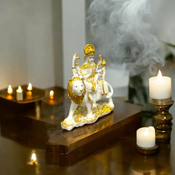 Off_White_&_Golden_Maa_Sherawali_Jagdambe_Durga_Ji_Mata_Ji_Idol_Marble_Look_Murti