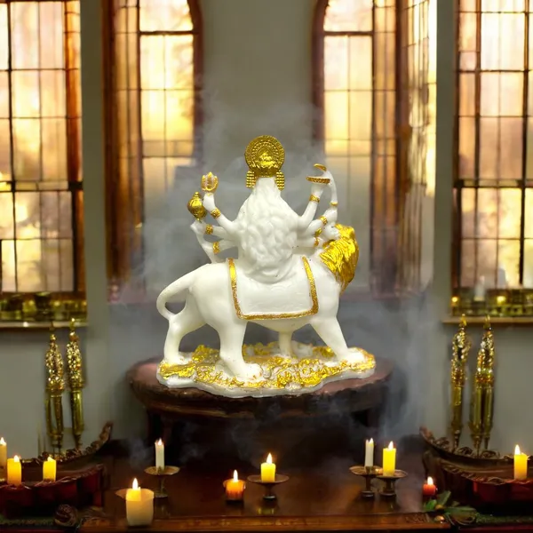 Off_White_&_Golden_Maa_Sherawali_Jagdambe_Durga_Ji_Mata_Ji_Idol_Marble_Look_Murti