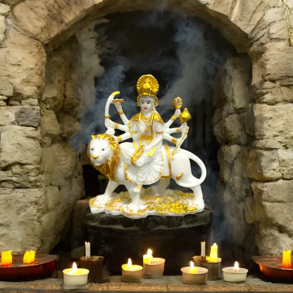 Off_White_&_Golden_Maa_Sherawali_Jagdambe_Durga_Ji_Mata_Ji_Idol_Marble_Look_Murti