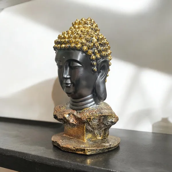Black_&_Golden_Buddha_Bust_Statue_Buddha_Head_Showpieces_For_Home_Office_Decor